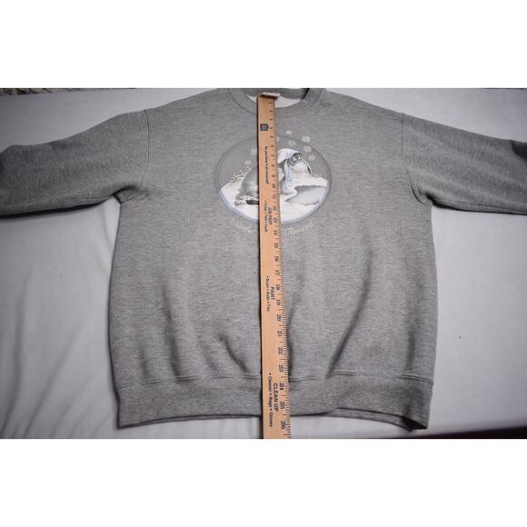 Vintage Y2K 90s Eeyore Wonder Is Around Disney Winnie Pooh Sweatshirt Crewneck - Picture 8 of 12